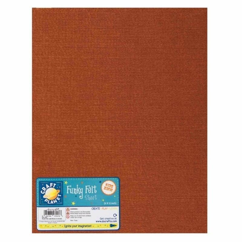 FIELTRO ACRILICO LIGHT BROWN A4