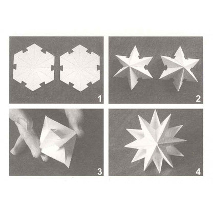 Troquel Estrella 3D De Navidad Mediana
