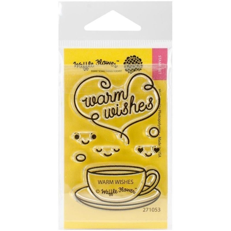 Sello Warn Wishes Waffle Flower