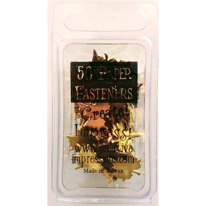 Brads Hojas Doradas Y Cobre (50 Pcs)