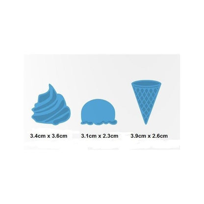 Troquel + Embossing-Cono De Helado