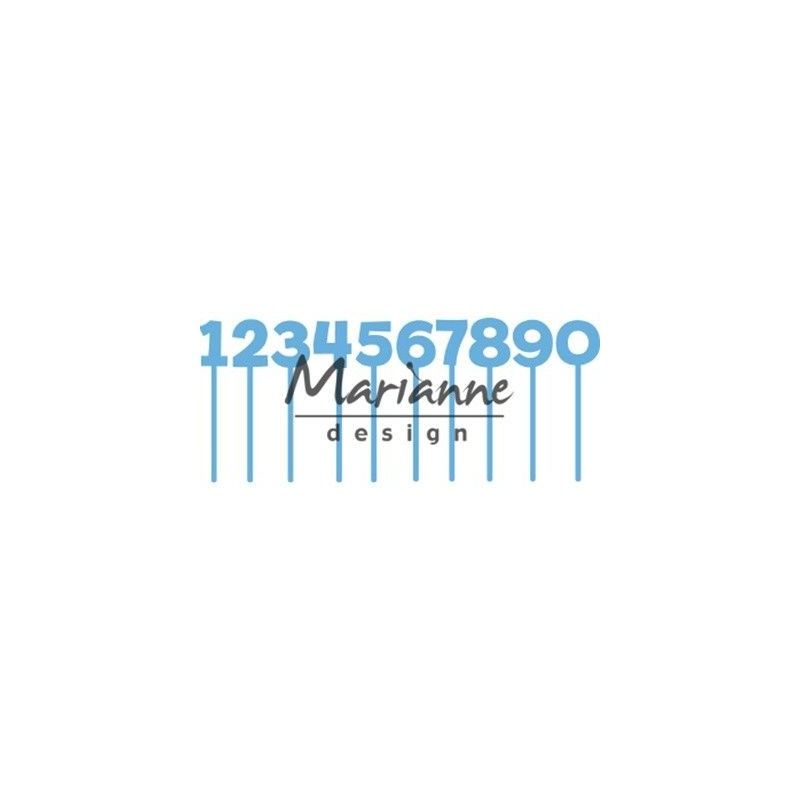 Troquel Pins Numeros Marianne Design