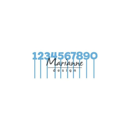 Troquel Pins Numeros Marianne Design