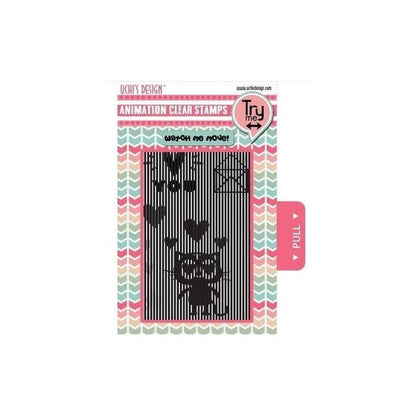 Motion Crafts Sellos Animados Loving Cat