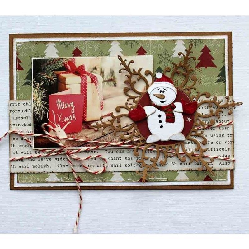 Troquel Muñeco De Nieve Joy Crafts