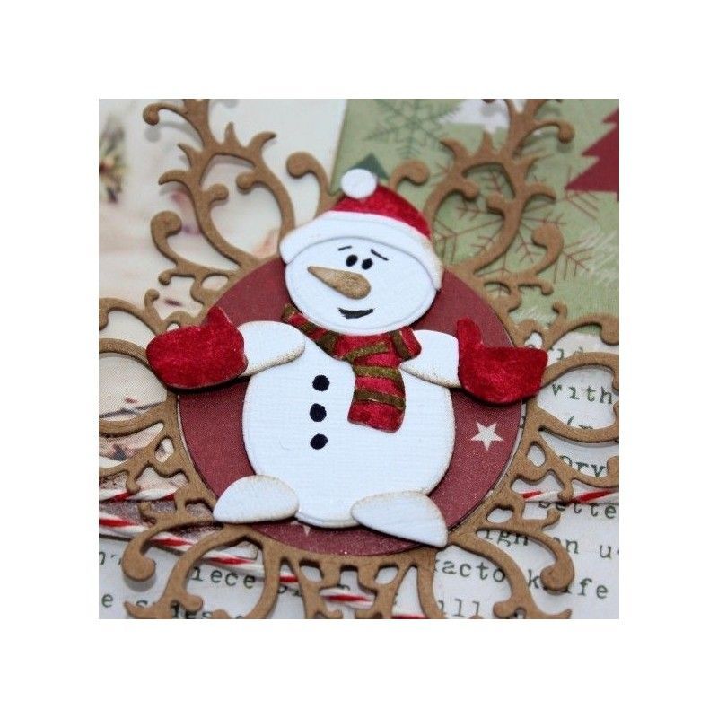 Troquel Muñeco De Nieve Joy Crafts