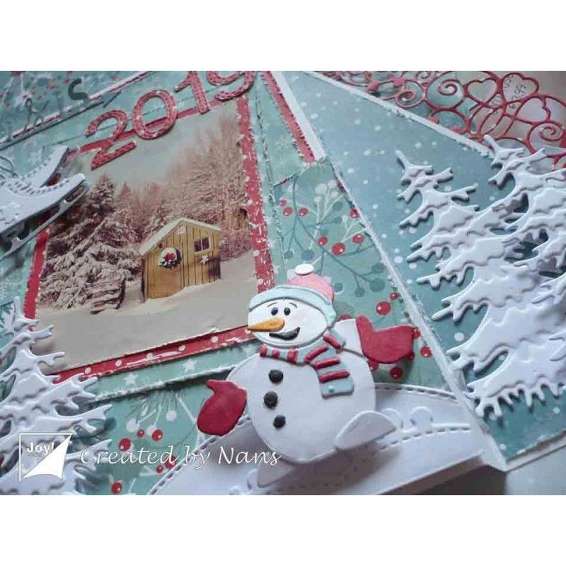 Troquel Muñeco De Nieve Joy Crafts