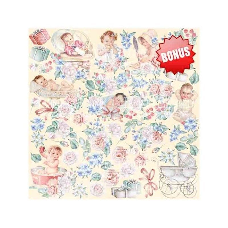 Papel Set Shabby Garden 30.5 Cm X 30.5 Cm (10 Pcs)