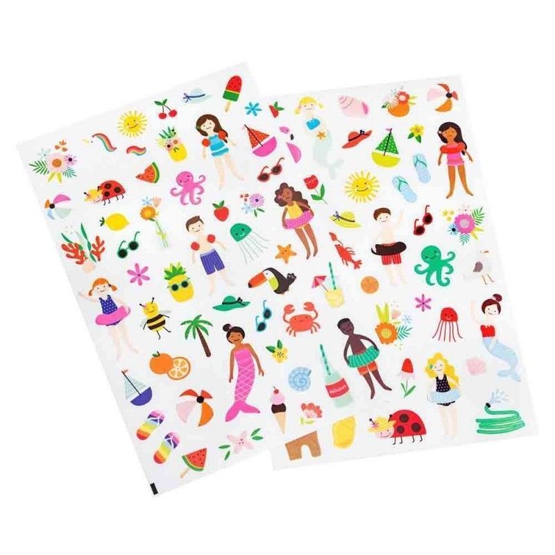 Mini Stickers Summer Time Pebbles (94 Pcs)