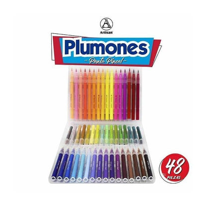 Plumones Punta Pincel X 48 Artisan
