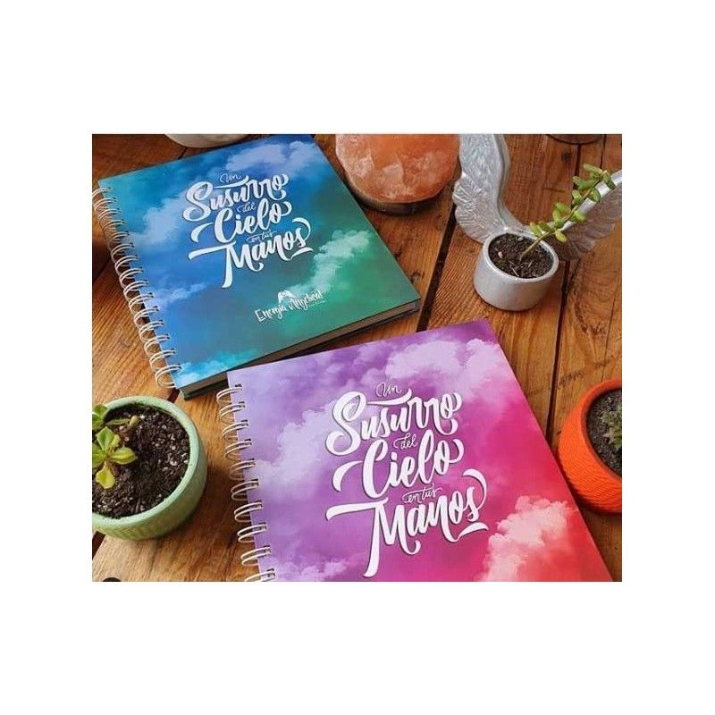 Libreta Un Susurro Del Cielo En Tus Manos Azul
