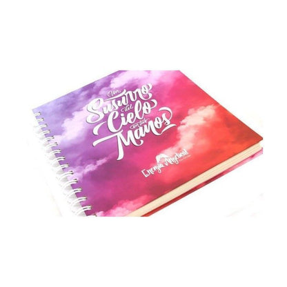 Libreta Un Susurro Del Cielo En Tus Manos Rosado