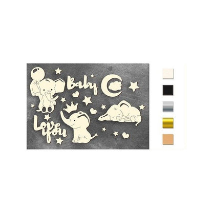 Chipboard "My Little Baby Boy 1"