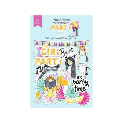 Die Cuts Party Girl 61 Pcs