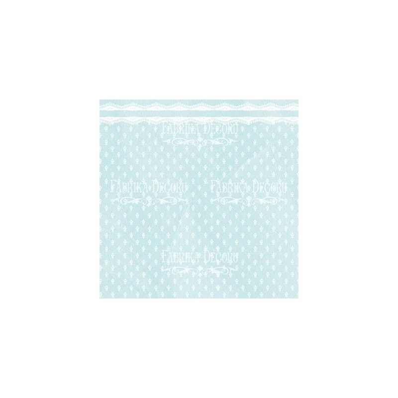 Set De Papeles Shabby Baby Boy 30.5 X 30.5 Cm (Doble Cara)