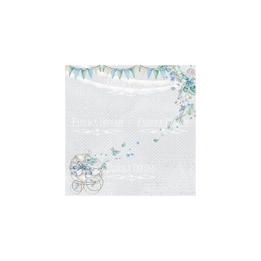 SET DE PAPELES SHABBY BABY BOY 30.5 X 30.5 CM (DOBLE CARA)