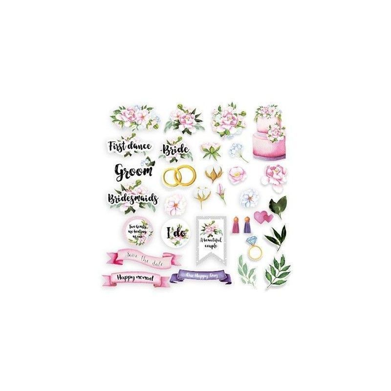 Die Cuts "Wedding Of Our Dream" (65 Pcs)