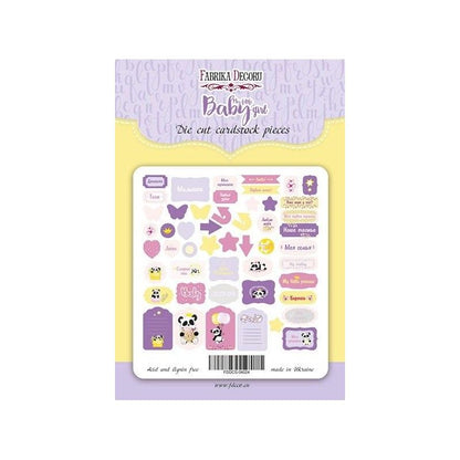 Die Cuts My Little Baby Girl (42 Pcs)