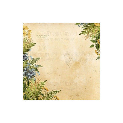 Set De Papeles Botany Summer 30.5 X 30.5 Cm (Doble Cara)