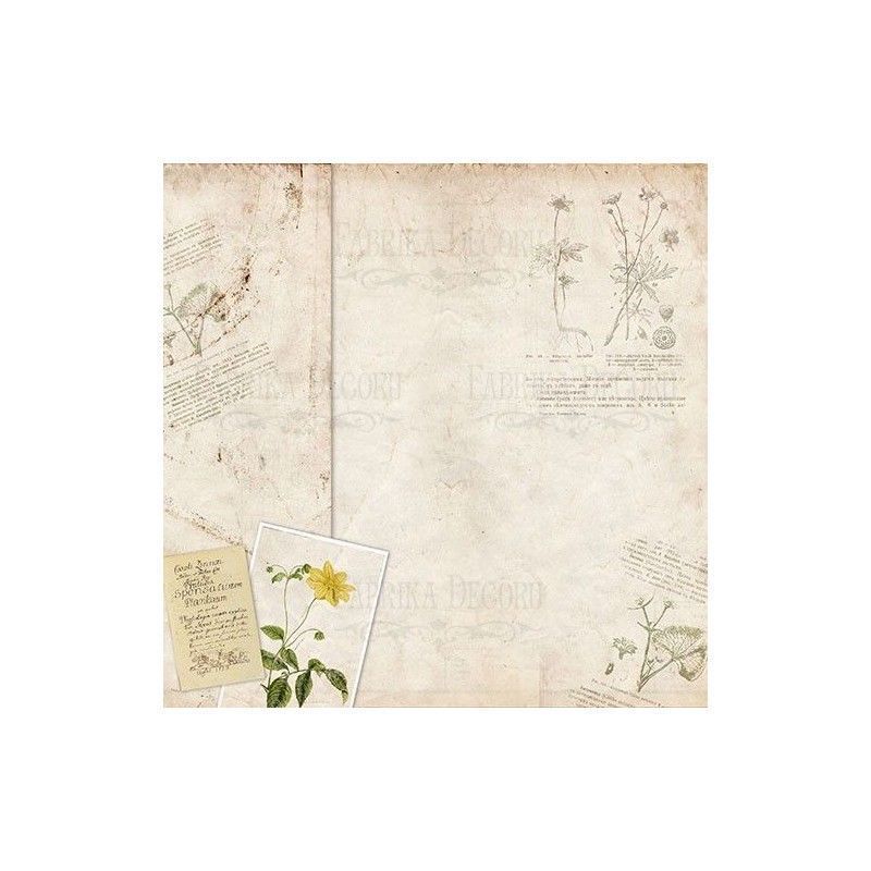 Set De Papeles Botany Summer 30.5 X 30.5 Cm (Doble Cara)