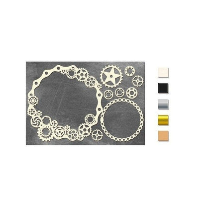 Chipboard Marco Engranaje Y Cadena