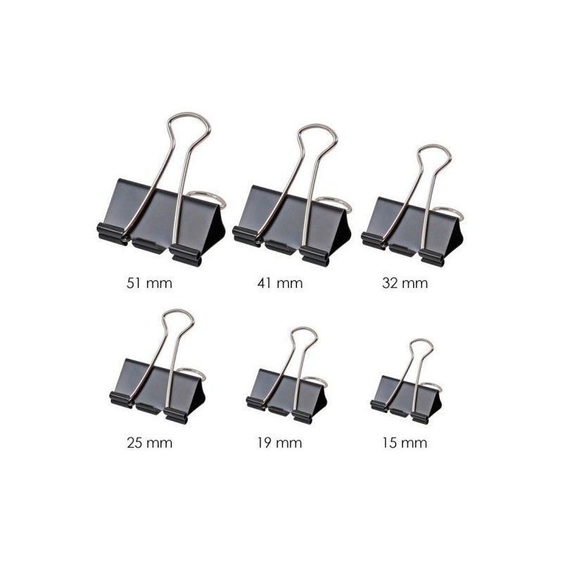 Clips Para Encuadernacion 1/2” (12 Pcs)