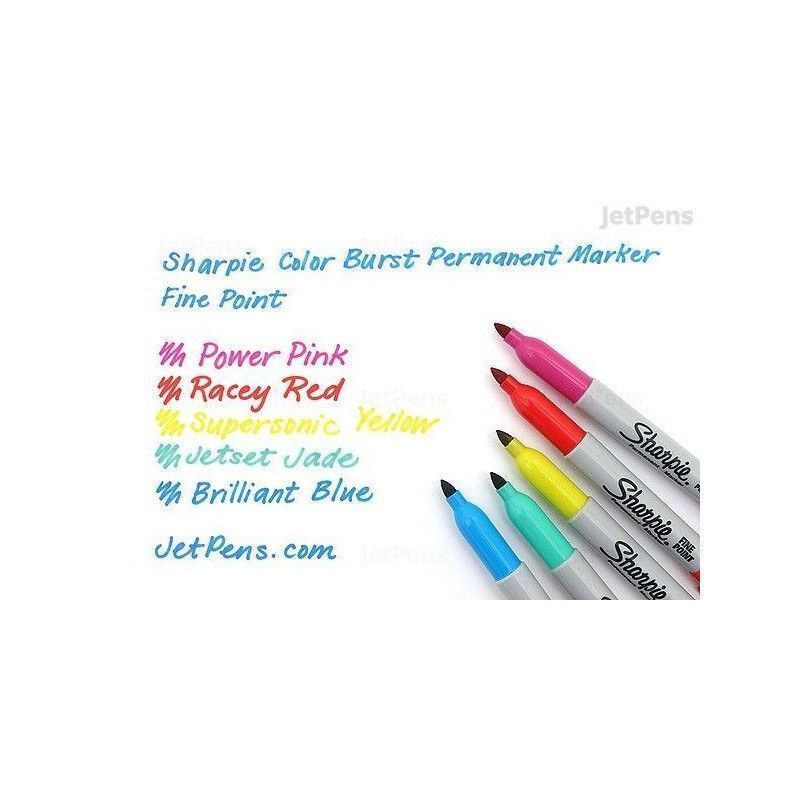 Marcador Sharpie Burst (5 Pcs)