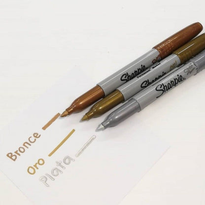 Marcador Sharpie Metalico Bronce
