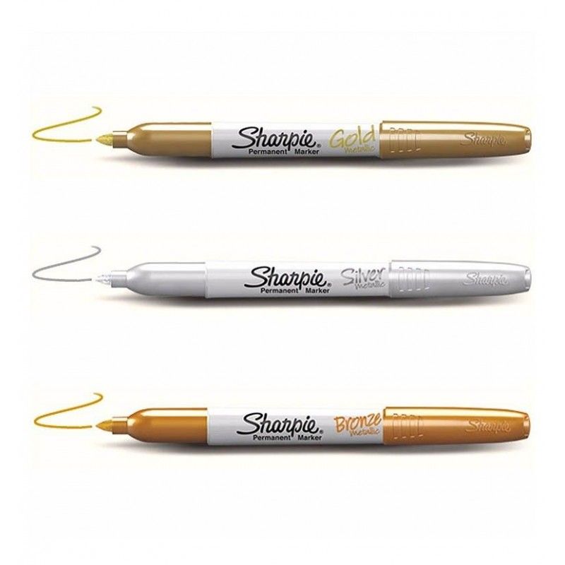 Marcador Sharpie Metalico Bronce