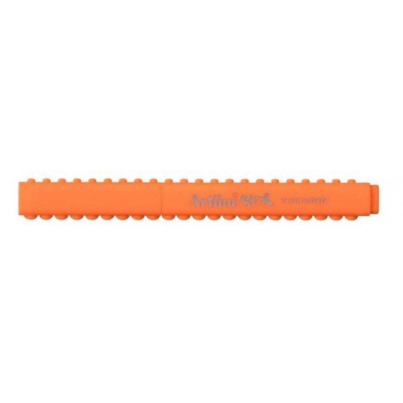 MARCADOR PUNTA PINCEL STIX NARANJA FLUO