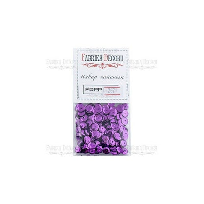 LENTEJUELAS MORADAS (7 mm)