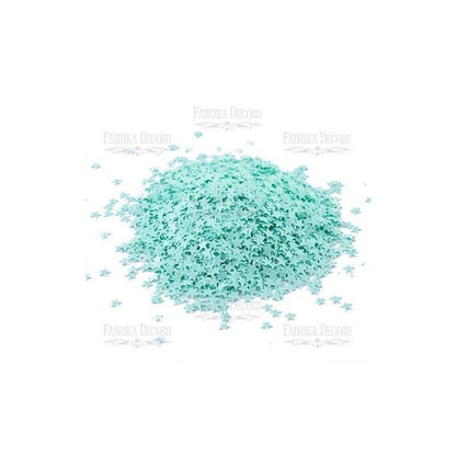 Lentejuelas Mini Estrellas Menta (4 Mm)
