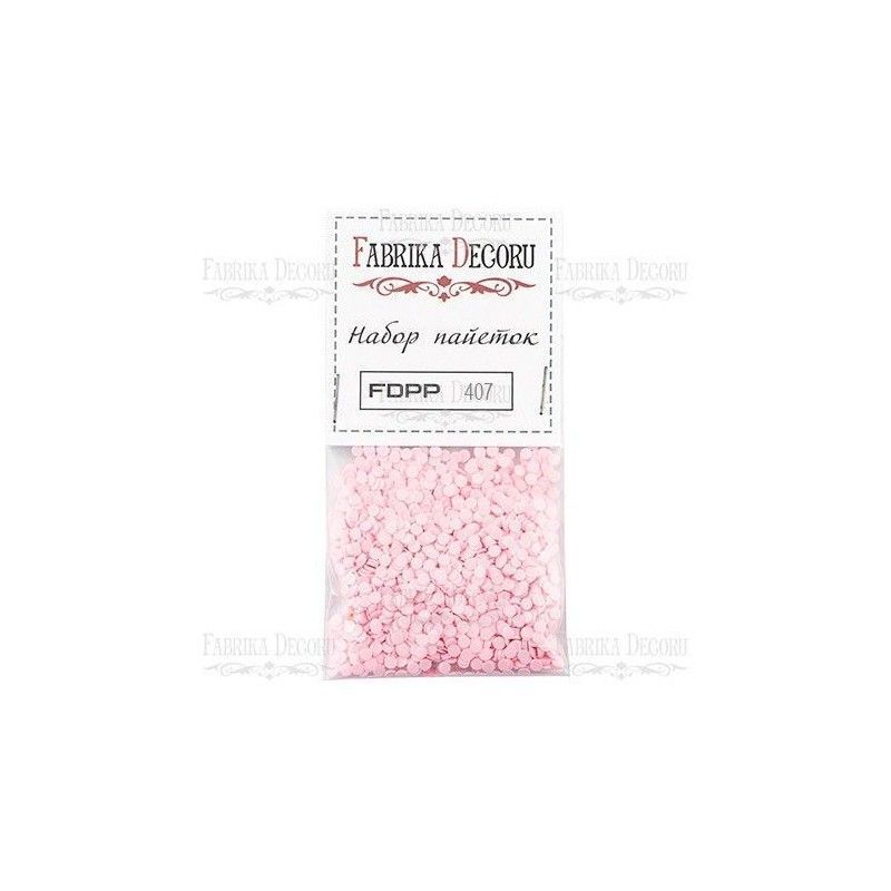 MINI LENTEJUELAS COLOR PALO DE ROSA (4 mm)