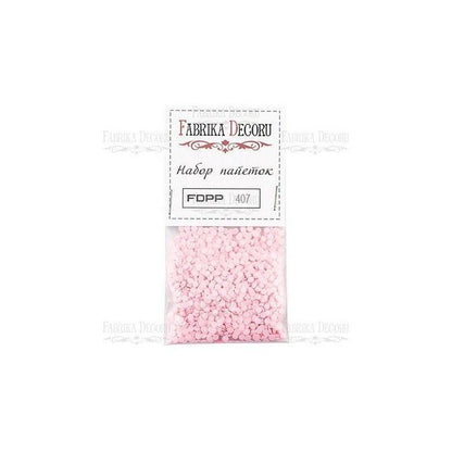 MINI LENTEJUELAS COLOR PALO DE ROSA (4 mm)