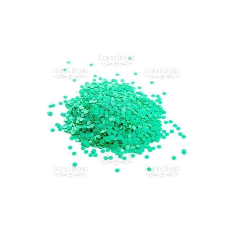 Mini Lentejuelas Verde Esmeralda (4 Mm)
