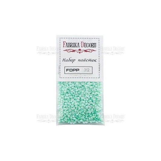 MINI LENTEJUELAS COLOR MENTA (4 mm)