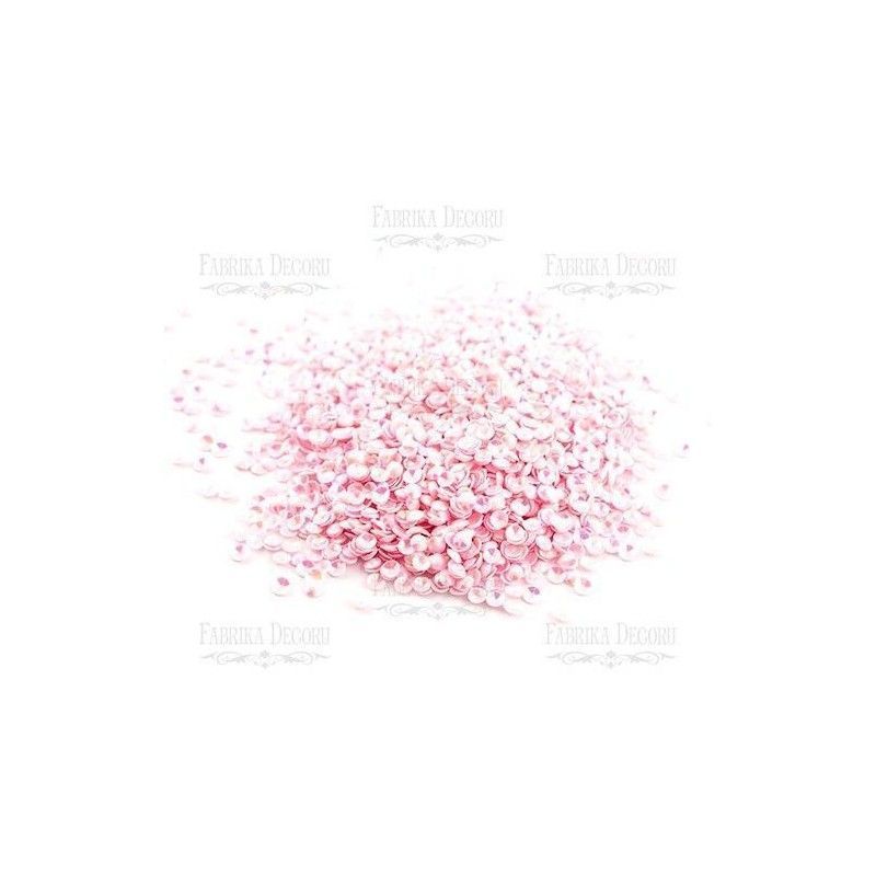 Mini Lentejuelas Rosa Perla (4 Mm)