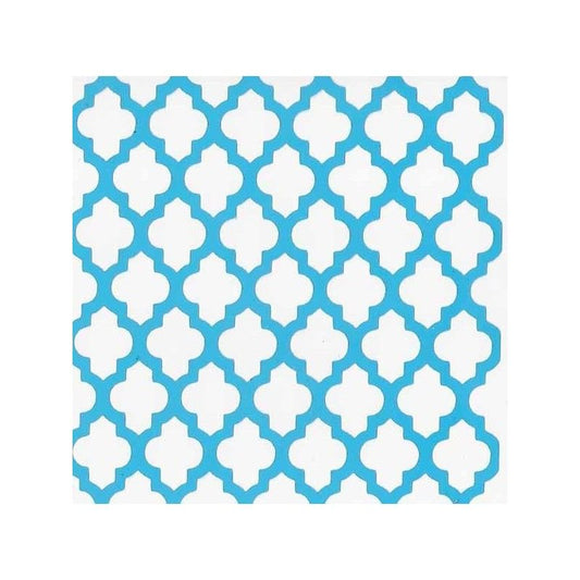 STENCIL REJILLA ORIENTAL (14 X 14 CM)