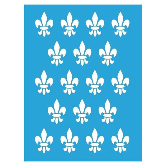 STENCIL LIRIO HERALDICO (15 X 20 CM)