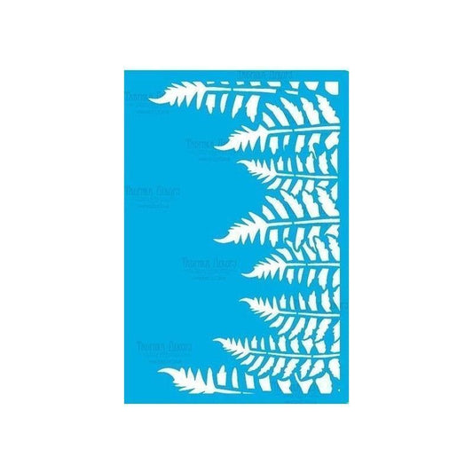 STENCIL BORDE DE HELECHO (15 X 20 CM)
