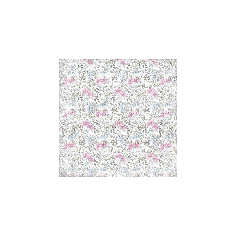 Set De Papeles Shabby Love (Doble Cara) 20 X 20 Cm