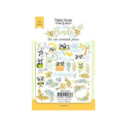 Die Cuts My Little Panda Boy (45 Pcs)