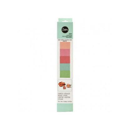 Foamy Moldeable Para Flores Atardecer Sizzix (5 Hojas)