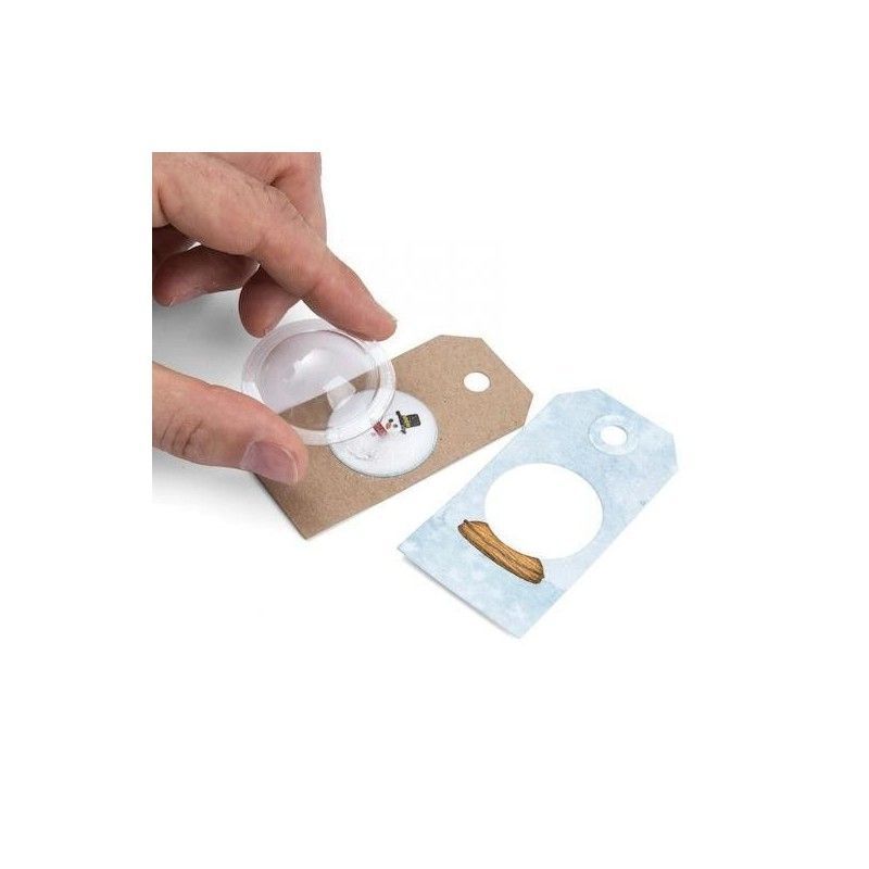Capsula Circulo Shaker Sizzix 5Cm (8 Pcs)