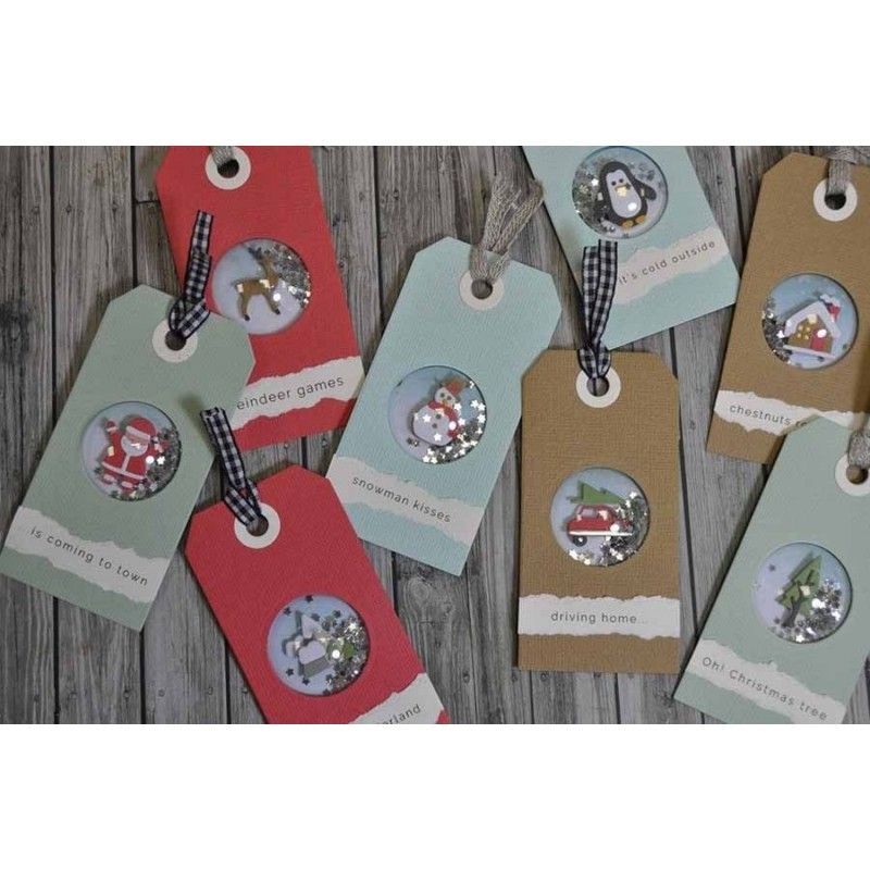 Capsula Circulo Shaker Sizzix 5Cm (8 Pcs)