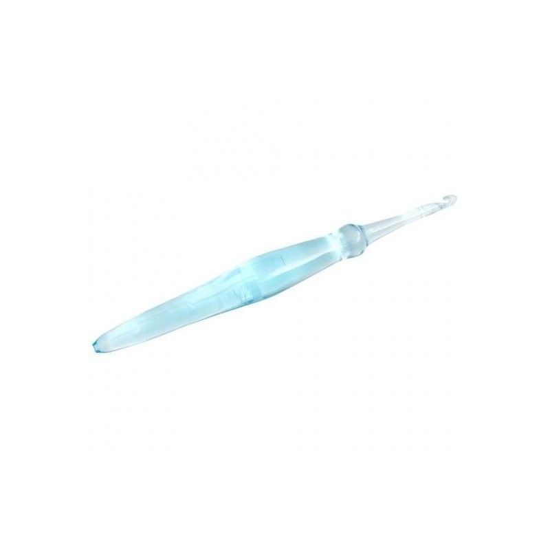 Aguja Para Tejer En Resina Turquesa Tamaño J/6 Mm The Hook Nook