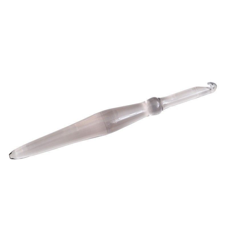 Aguja Para Tejer En Resina Onix Tamaño N/10 Mm The Hook Nook