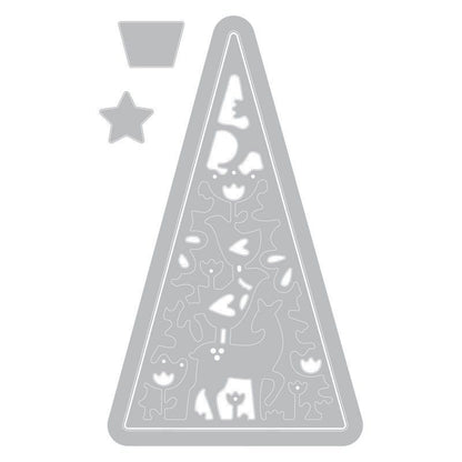 Troqueles Thinlits Arbol De Navidad By Lisa Jones (4 Pcs)