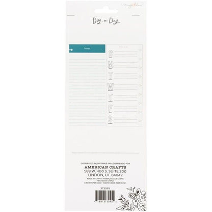 Paquete De Hojas Para Planner Day To Day (60 Pcs)