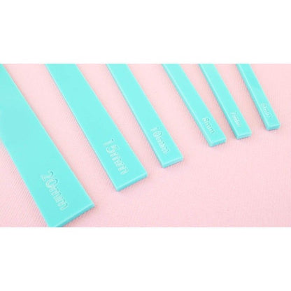 Kit Reglas Espaciadoras Menta (6 Pcs)